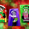 teen titans christmas stars